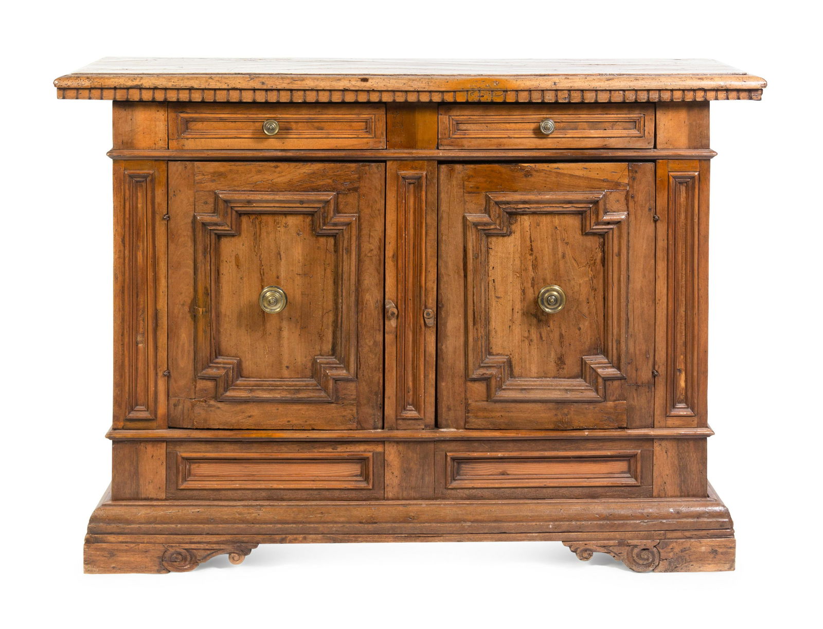 An Italian Walnut Console Cabinet (1 of 3)