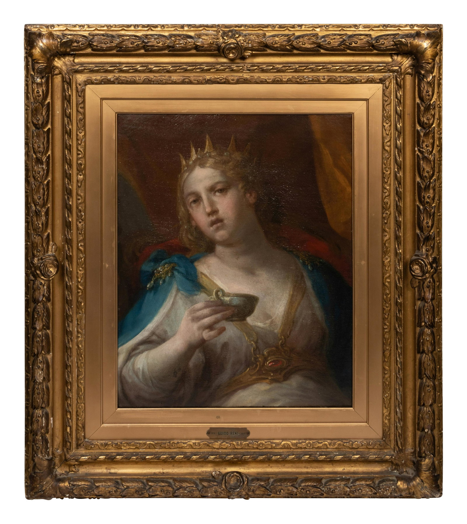 Manner of Guido Reni (Italian, 1575-1642): Manner of Guido Reni (Italian, 1575-1642) 18th Century Dido oil on canvas 25 x 19 7/8 inches. Property from the Arthur W. Wolff Trust