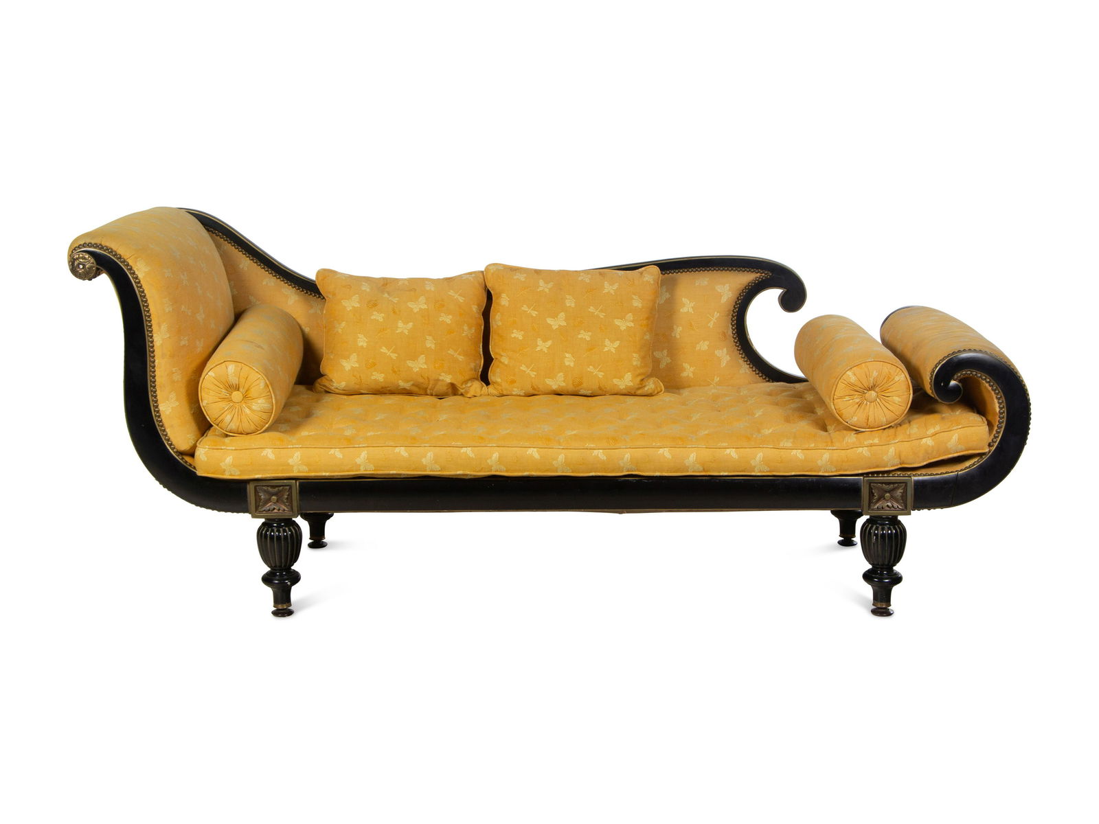 A Regency Style Ebonized Recamier (1 of 3)