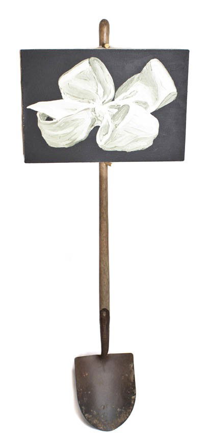Michael St. John, (American, 20th century), May Da: Michael St. John (American, 20th century) May Day, circa 1990s mixed media signed Michael St. John (verso) 58 1/2 x 20 inches. Property from the Collection of Barry and Arlene Hockfie
