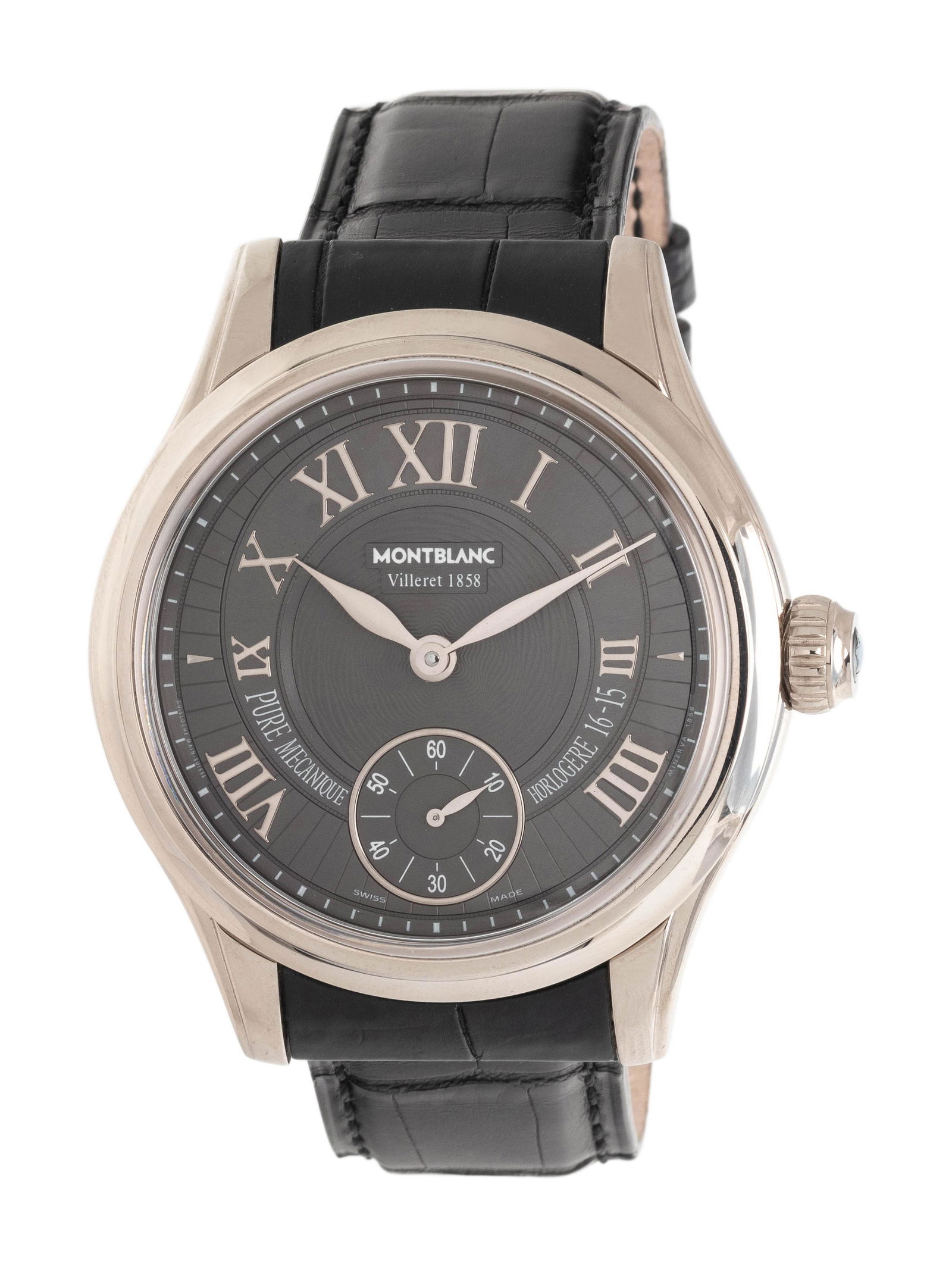 A RARE AND WELL-PRESERVED MONTBLANC, REF. M161301 18K WHITE GOLD LIMITED EDITION 'VILLERET' (1 of 4)