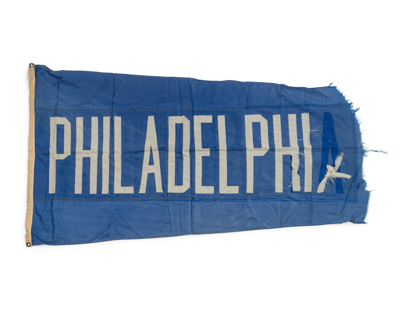 A Philadelphia Phillies Flag Once Flown on Wrigley Field Scoreboard Collected by Former Chicago Cubs (1 of 1)