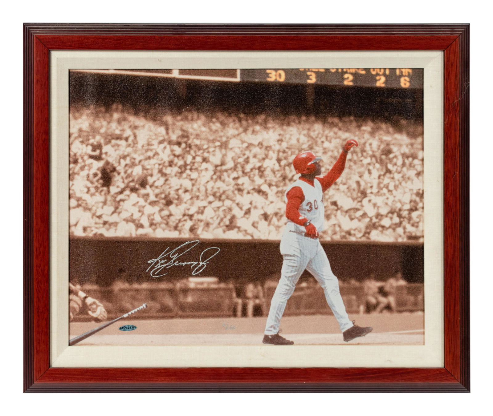 A Ken Griffey Jr. Signed Autograph Canvas Display (Upper Deck Authenticated), (1 of 5)