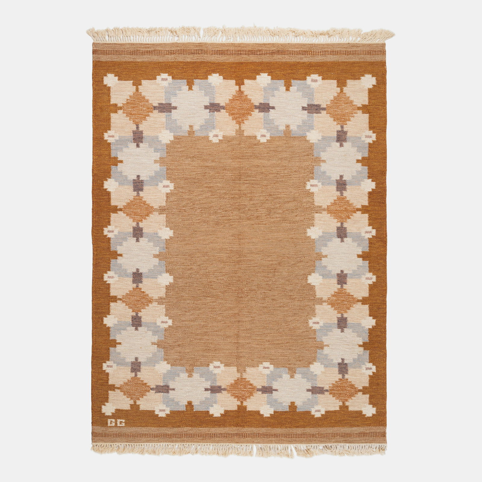Gitt Grannsjo (Swedish, 20th Century) Flatweave Rug (1 of 4)