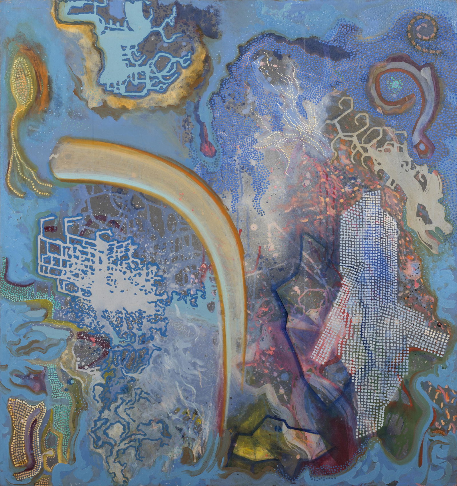 Richard Loving (American, 1924-2021) Urbanities, 1998-99 (1 of 5)