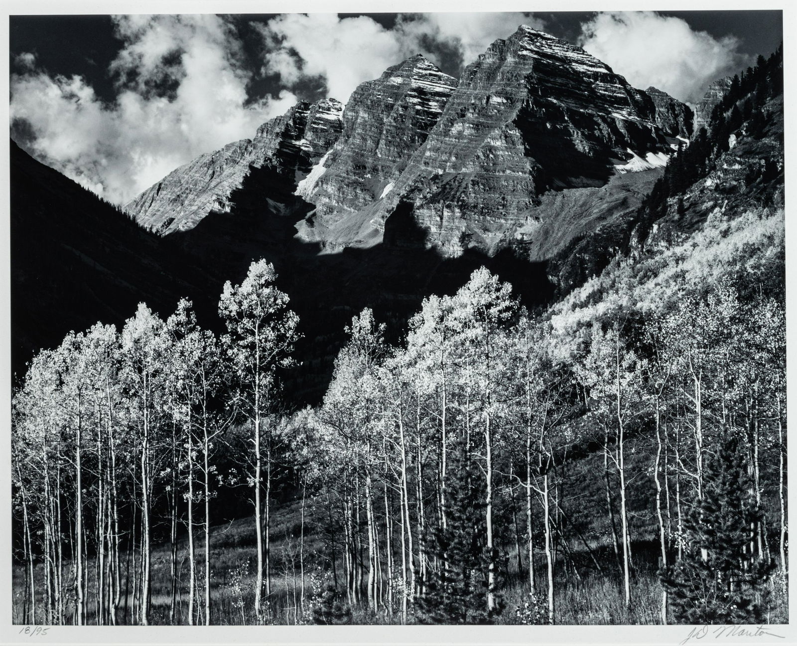 JD Marston (American, 20th/21st century) Maroon Bells - Fall (1 of 6)