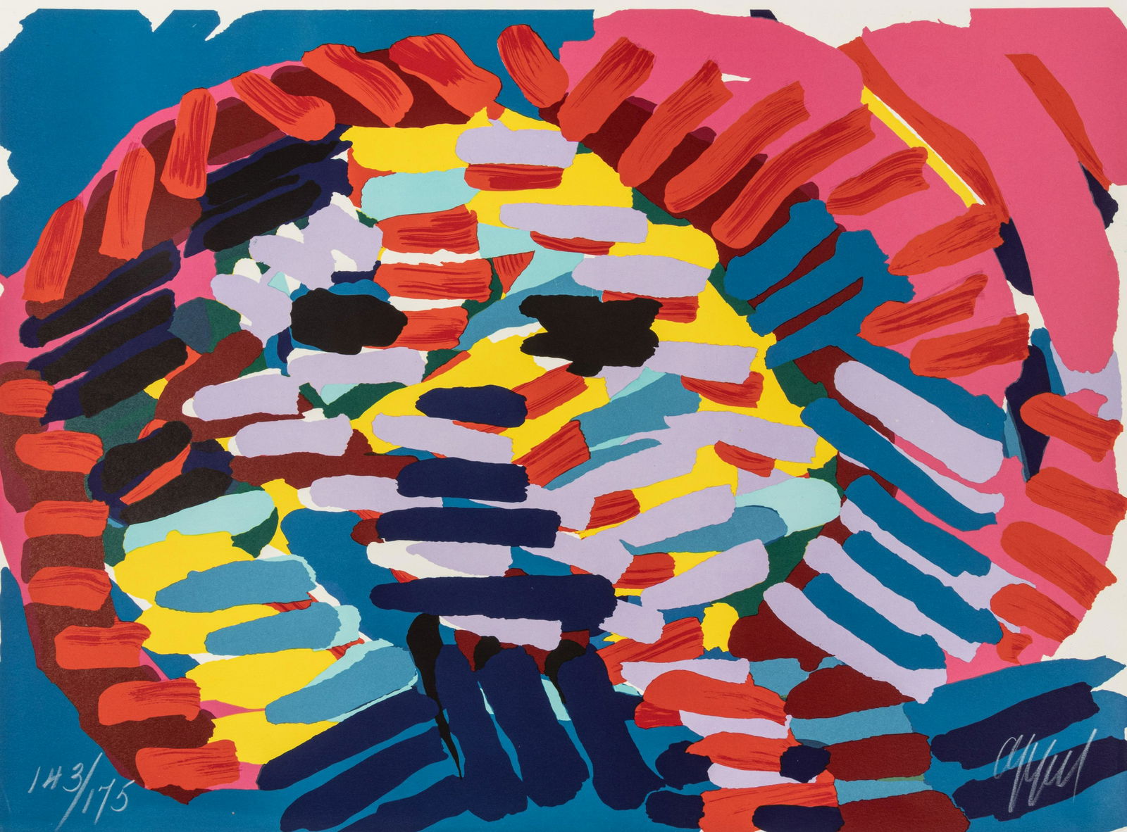 Karel Appel (Dutch, 1921-2006) Once I Was The Sun, 1978 (1 of 4)