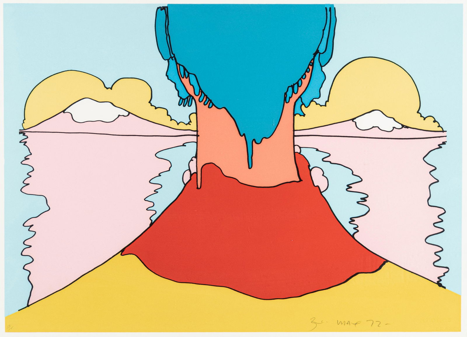 Peter Max Moving Ahead, 1972 (1 of 4)