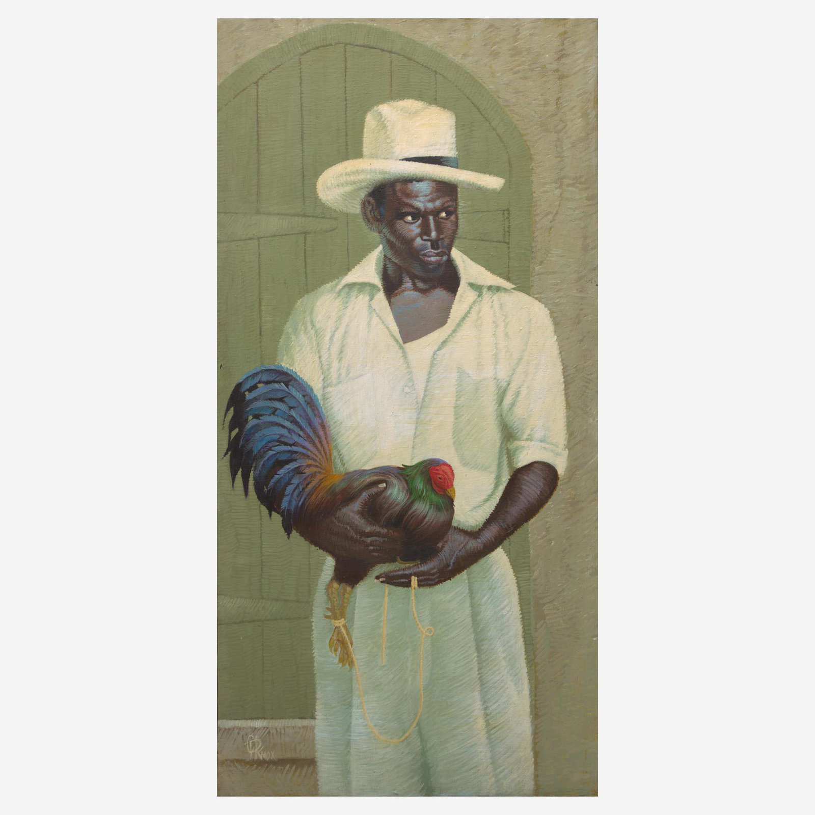 Columbus Knox (1923-1999) The Cock Fighter (1 of 2)
