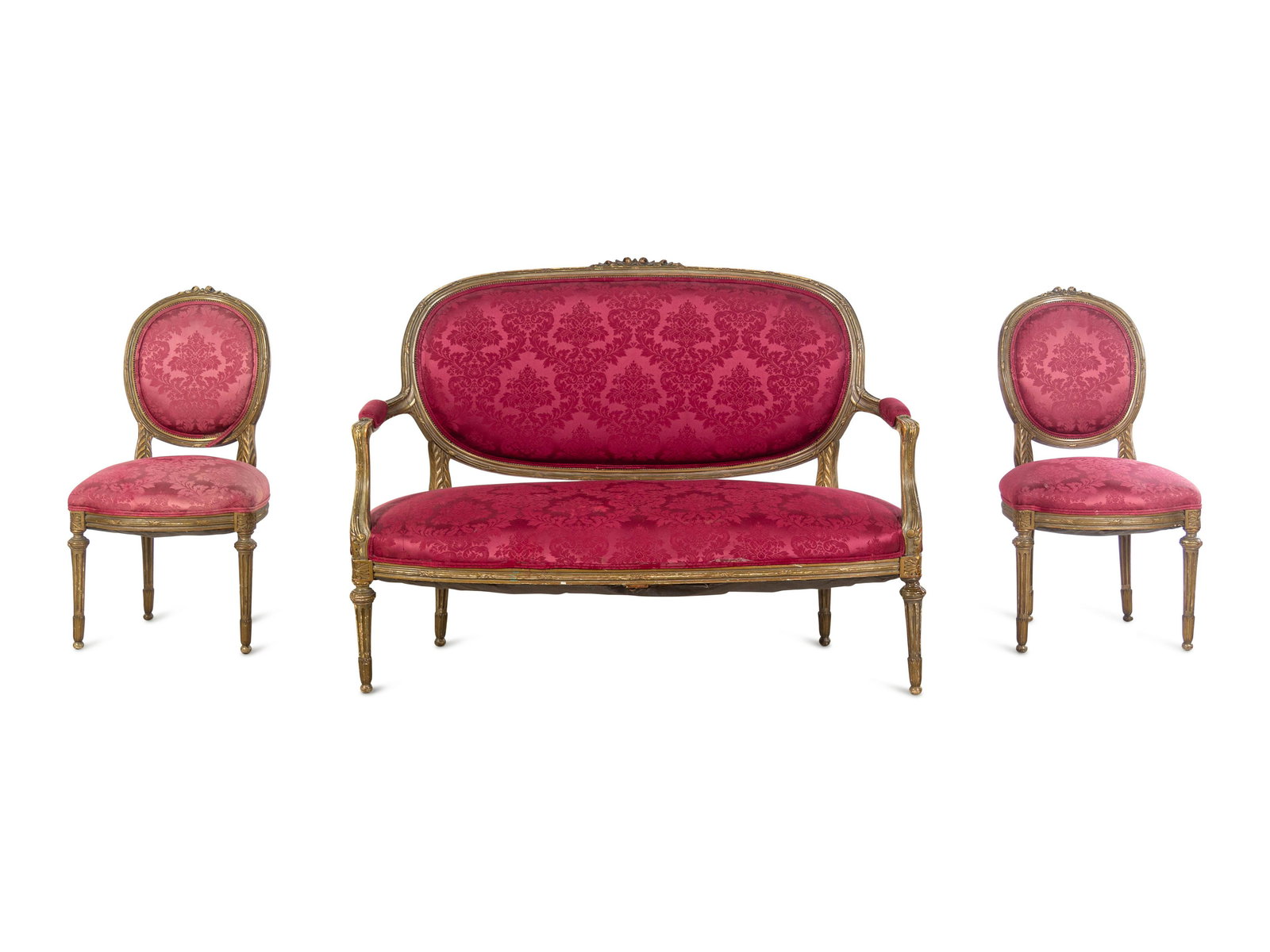 A Louis XVI Style Painted Salon Suite (1 of 10)