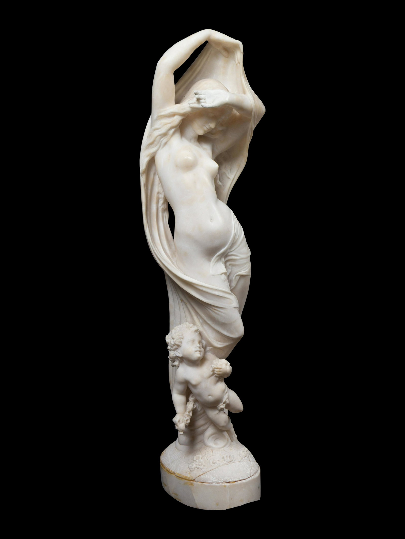 An Italian Alabaster Figural Group (1 of 8)
