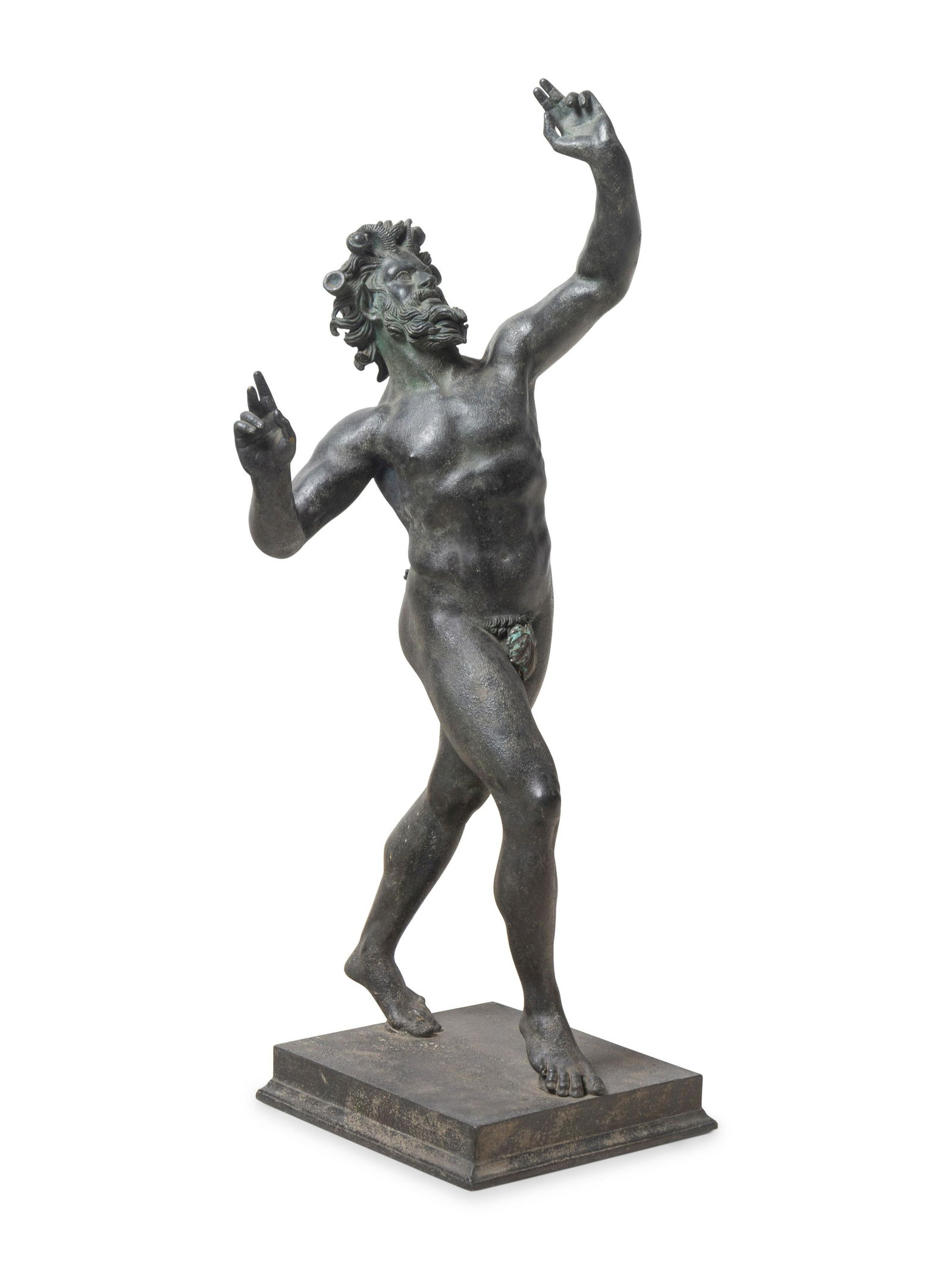 An Italian Grand Tour Bronze of the Dancing Faun of Pompeii (1 of 5)