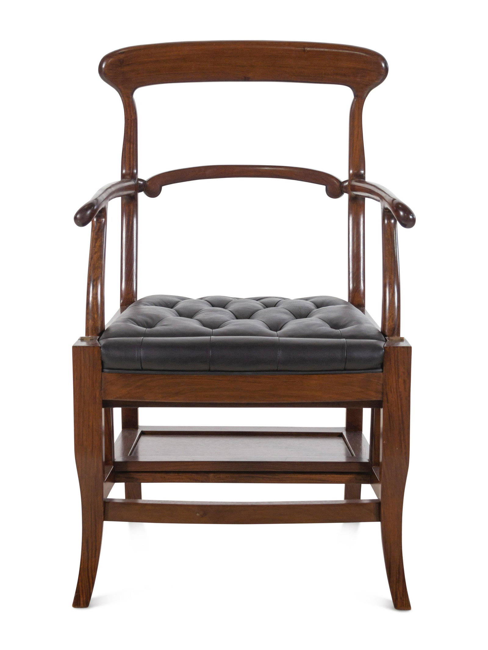 A Mahogany Metamorphic Library Chair (1 of 4)