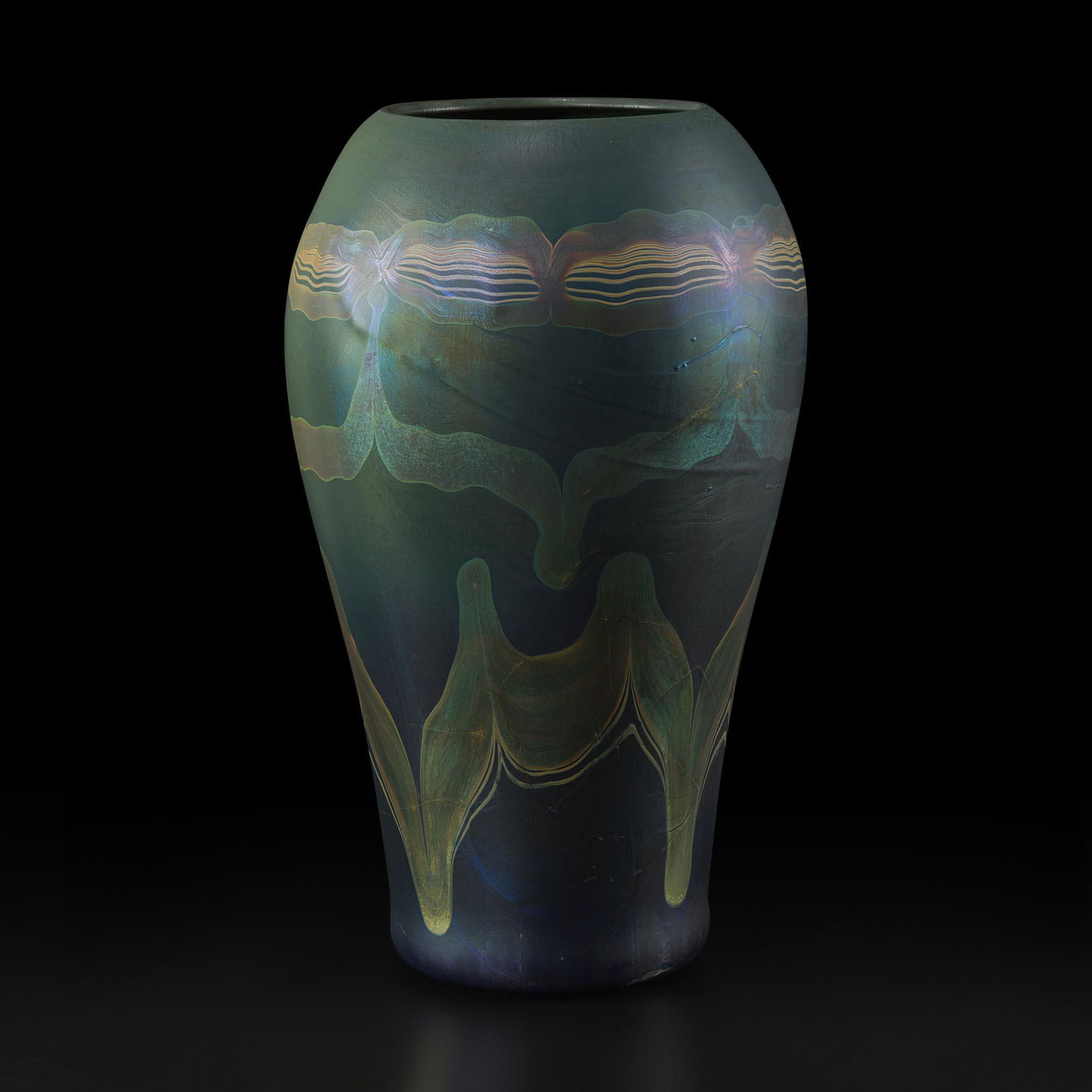 Tiffany Studios A Large Decorated Favrile Vase, New York, 1895 (1 of 8)