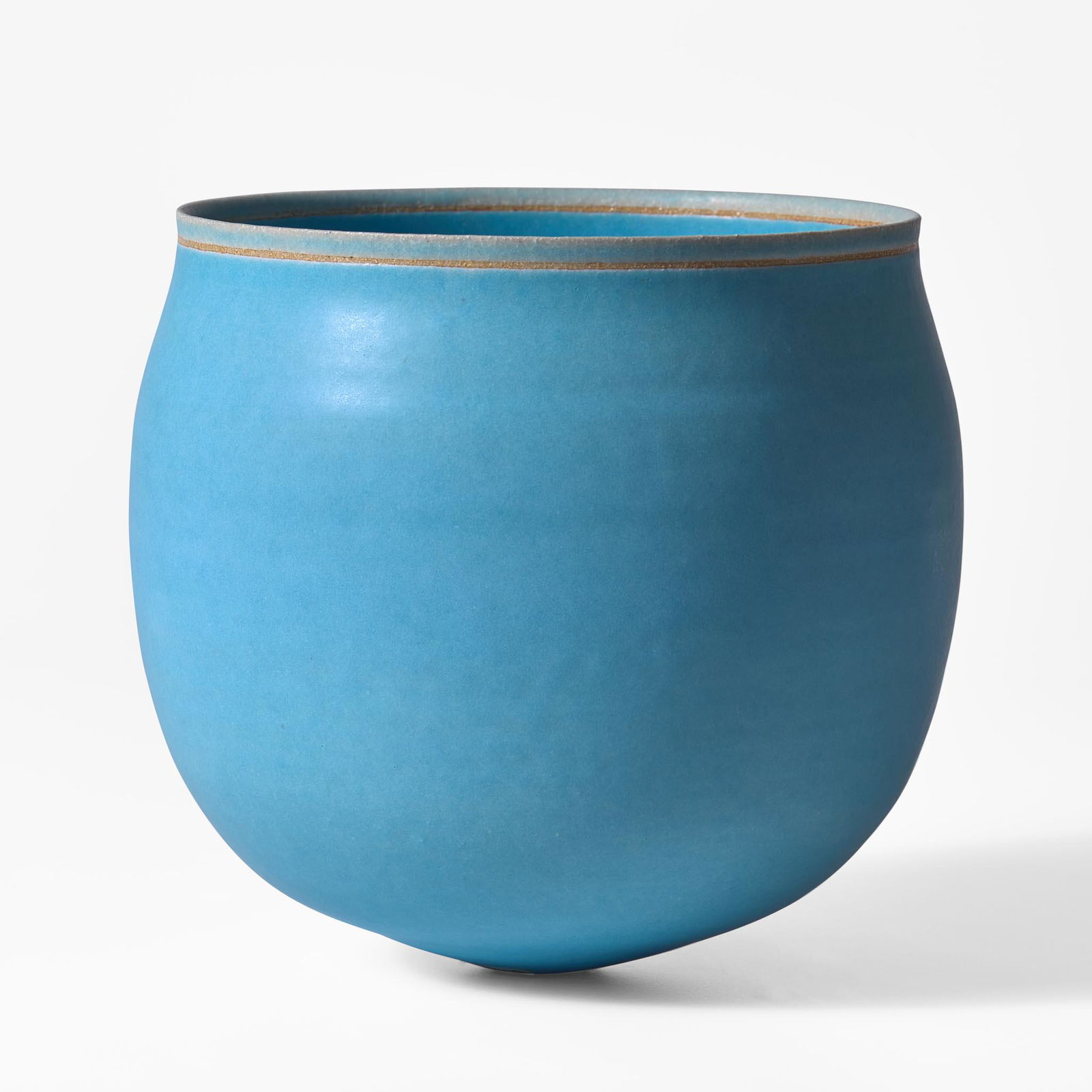 Alev Ebüzziya Siesbye (Turkish, b. 1938) Turquoise Bowl, Paris, France, 2001 (1 of 3)