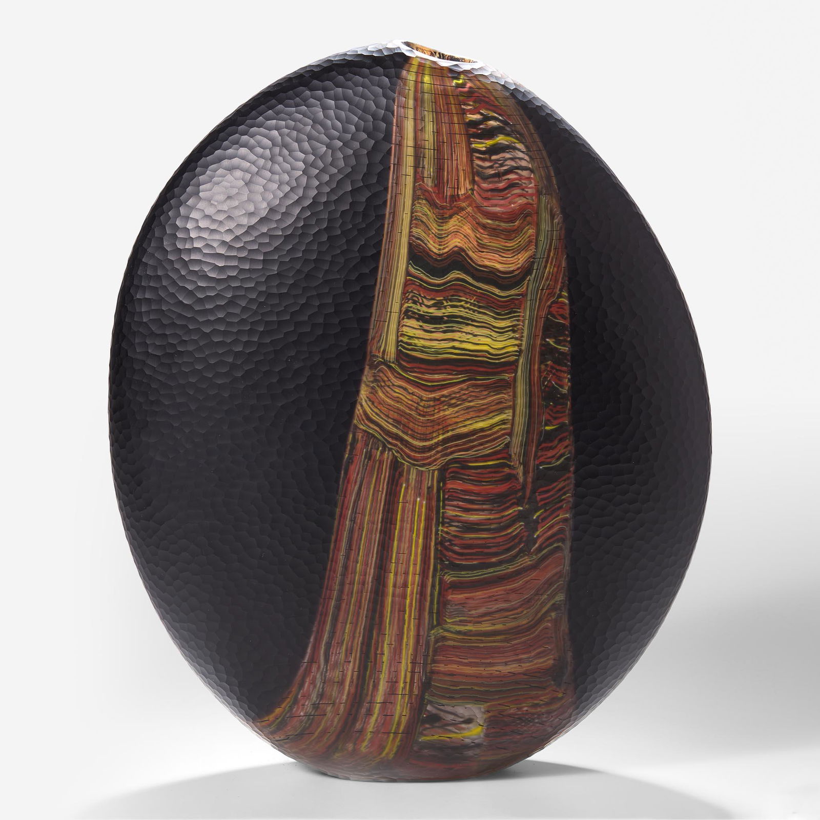 Lino Tagliapietra (Italian, b. 1934) "Riverstone" Vessel, Italy, 1997 (1 of 6)