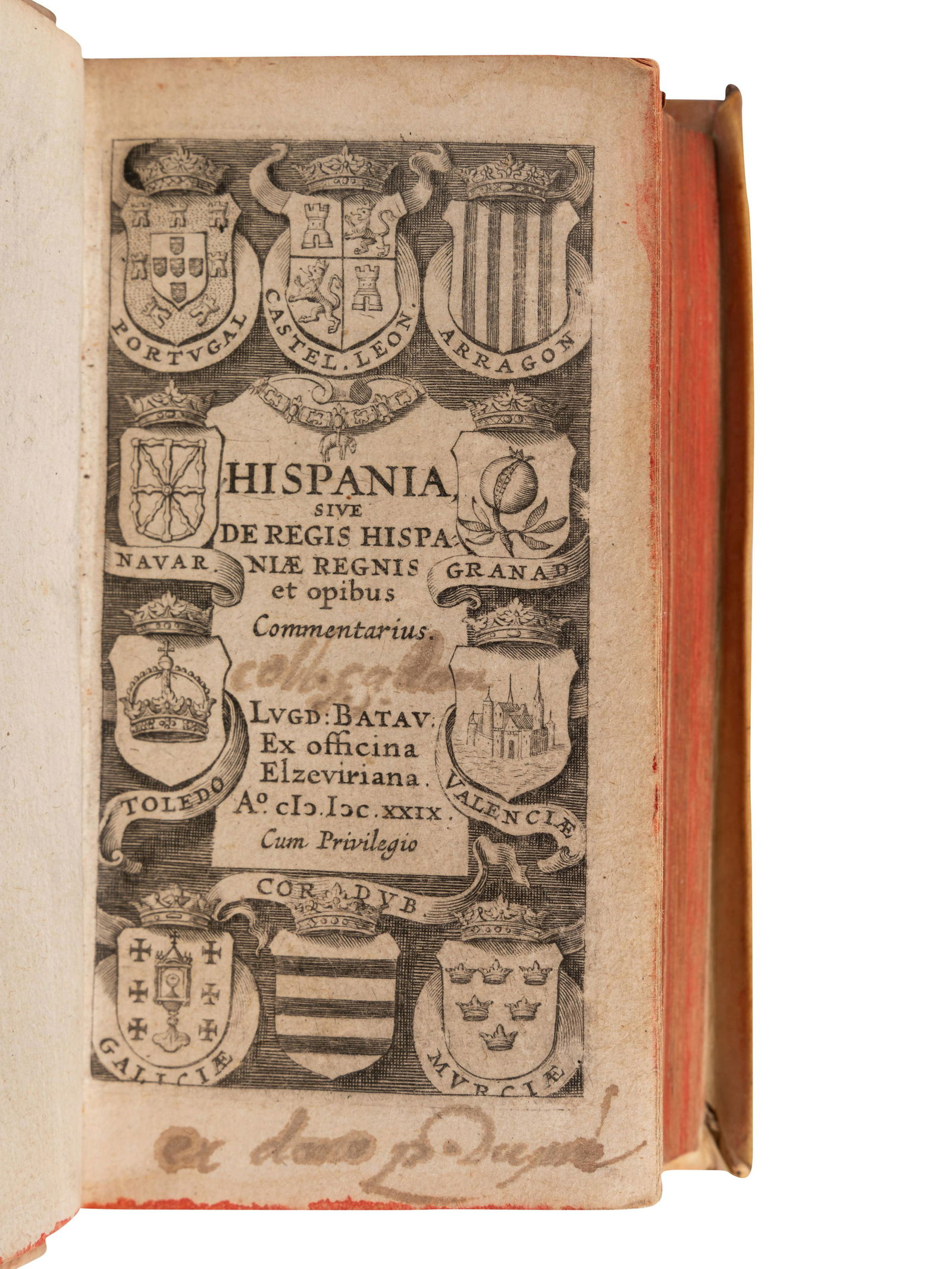 [EXPLORATION -- AMERICAS]. LAET, Johannes de (1593-1649). Hispania, sive de regis Hispaniae regnis (1 of 2)