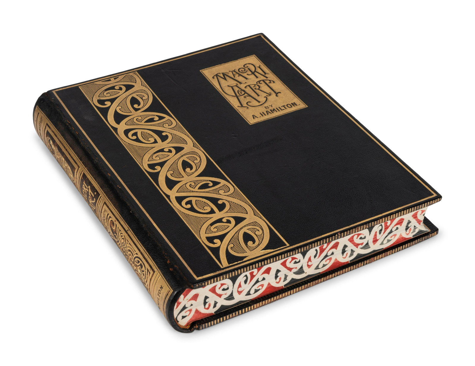 [EXPLORATION -- AUSTRALIA & NEW ZEALAND]. HAMILTON, Augustus. Maori Art. [The Art Workmanship of the: [EXPLORATION -- AUSTRALIA & NEW ZEALAND]. HAMILTON, Augustus (1853-1913). Maori Art. [The Art Workmanship of the Maori Race in New Zealand]. Dunedin & Wellington, New Zealand: The Governors of the New