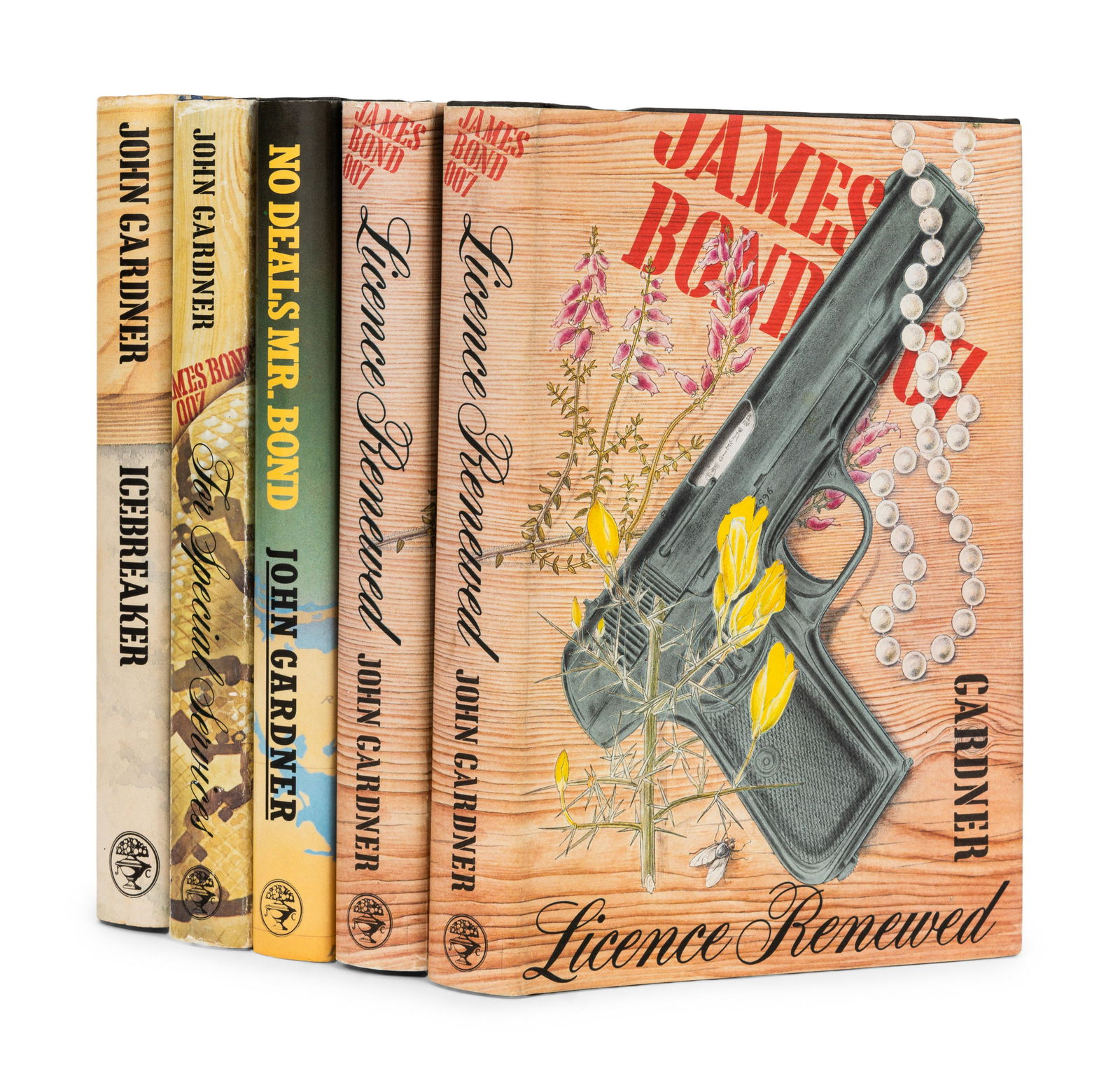 [BOND] --   [GARDNER, John]. A group of 5 James Bond novels by Gardner in 5 volumes, all (1 of 1)