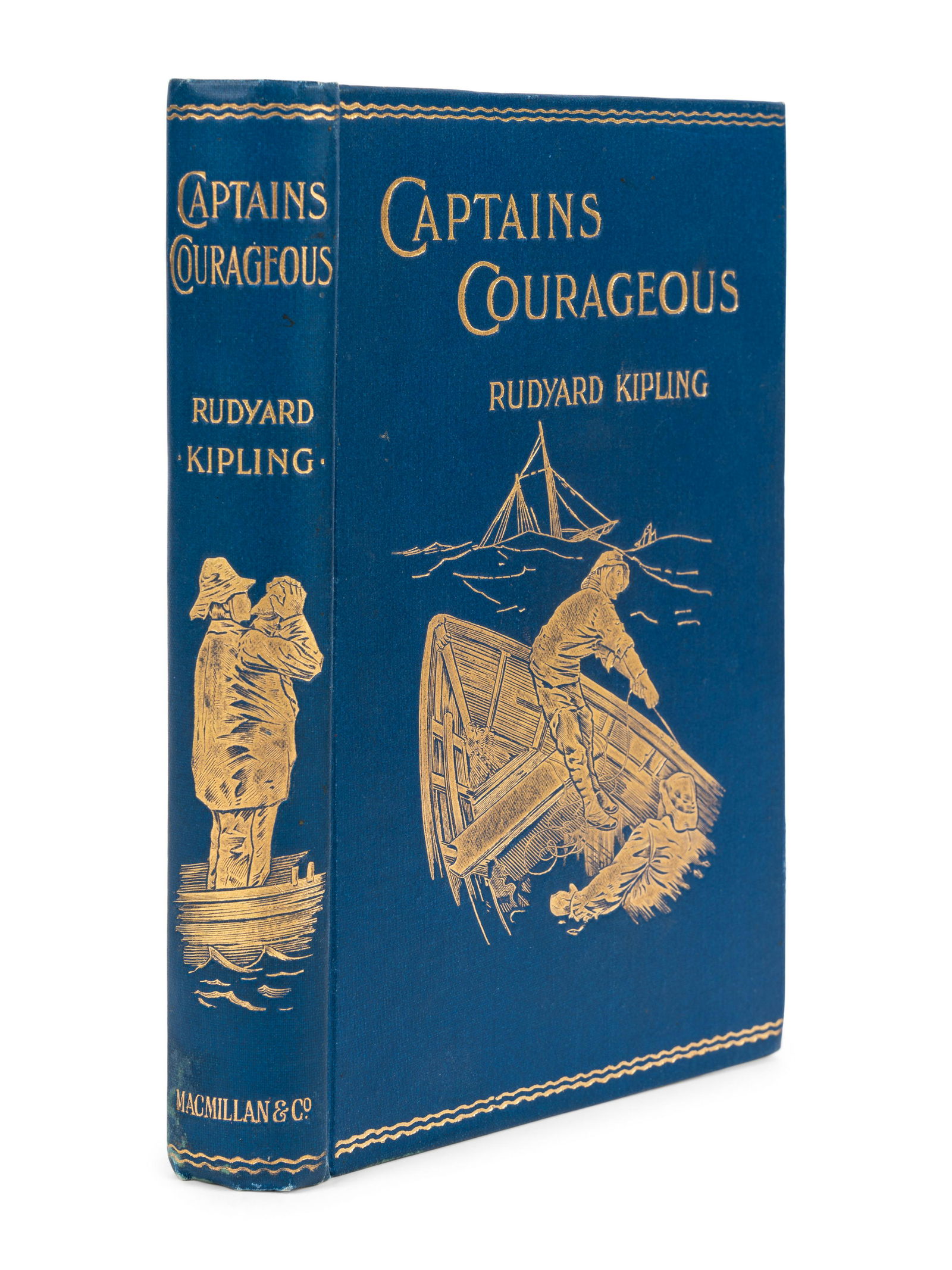 KIPLING, Rudyard (1865-1936). Captains Courageous. London: MacMillan & Company, 1897. FIRST ENGLISH (1 of 6)