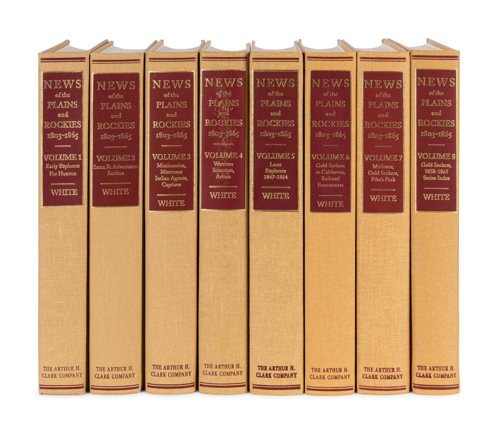 [ARTHUR H. CLARK COMPANY]. WHITE, David A., compiler. News of the Plains and Rockies 1803-1865. (1 of 1)