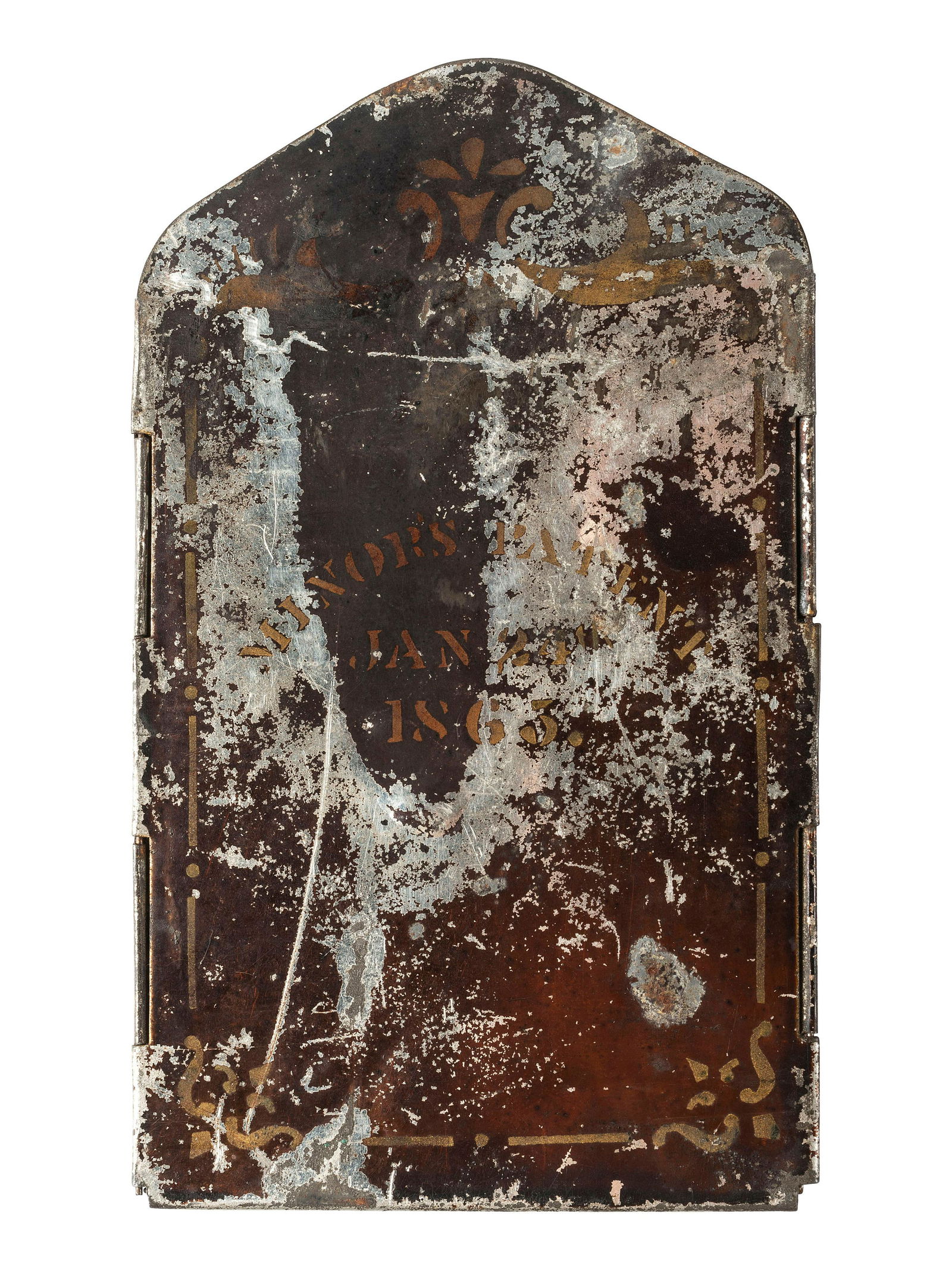 [CIVIL WAR]. Minor's patent folding pocket lantern. (1 of 4)