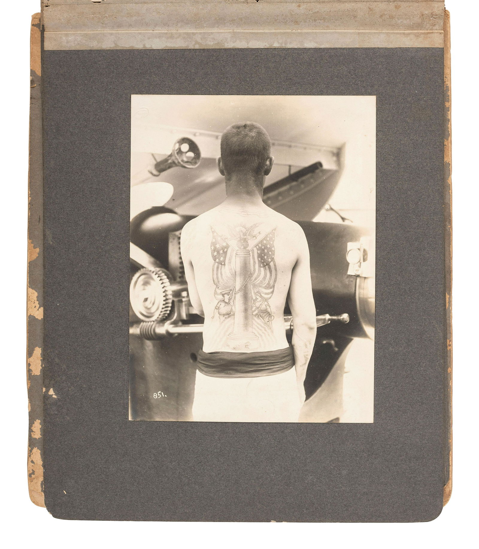 [SPANISH AMERICAN WAR]. Photograph album featuring images mostly related to the USS Philadelphia and (1 of 3)