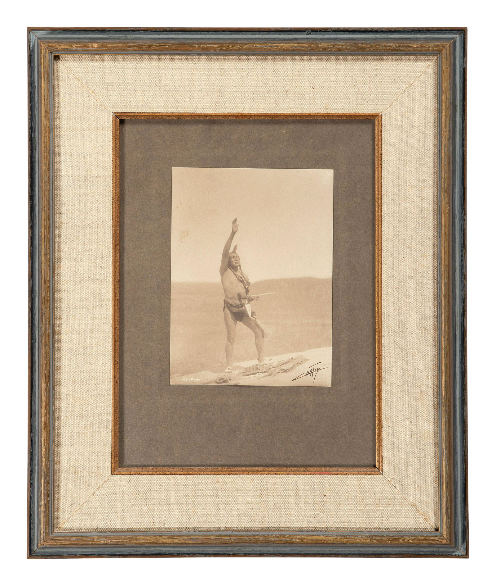 [NATIVE AMERICANS]. CURTIS, Edward (1868-1952), photographer. The Invocation. 1907.  (1 of 2)