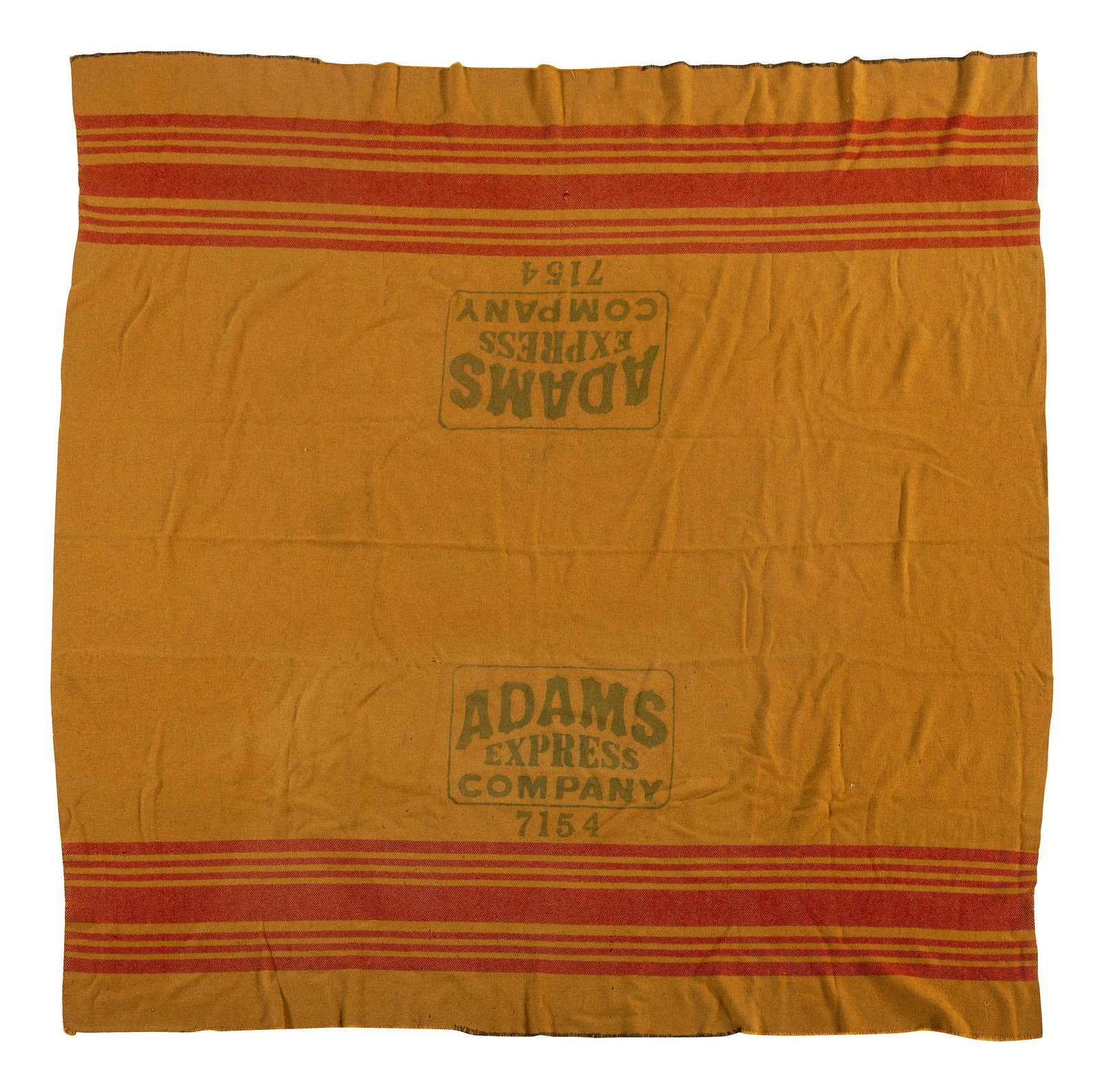 [WESTERN AMERICANA]. Adams Express Company blanket.  (1 of 2)