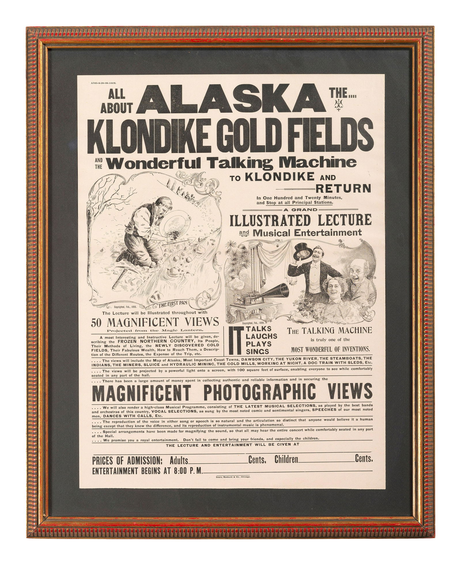[GOLD MINING]. All About Alaska The....Kondike Gold Fields and the Wonderful Talking machine to (1 of 2)