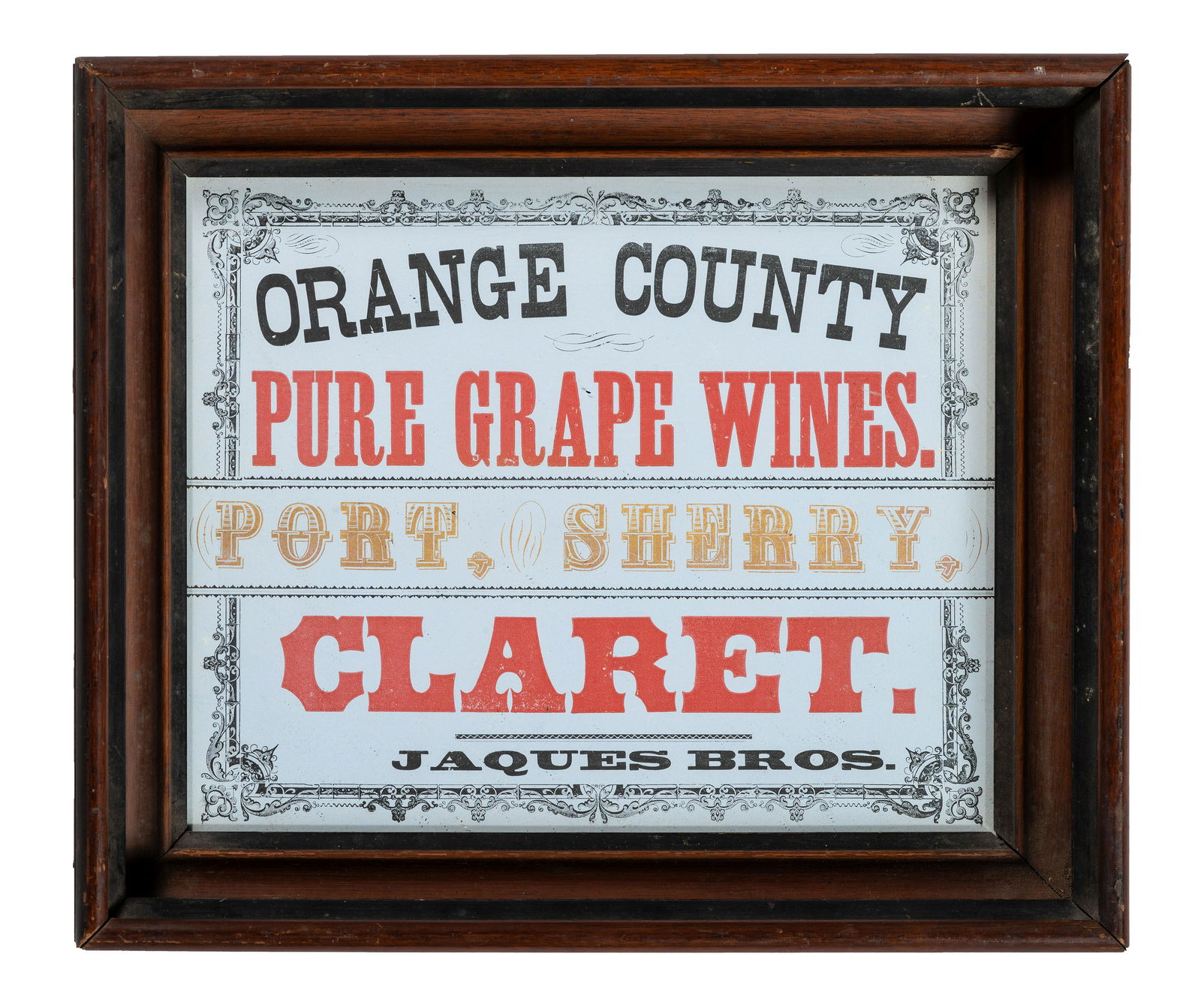[ADVERTISING] -- [WINE]. A group of 2 broadsides promoting food and beverage, highlighted by (1 of 4)