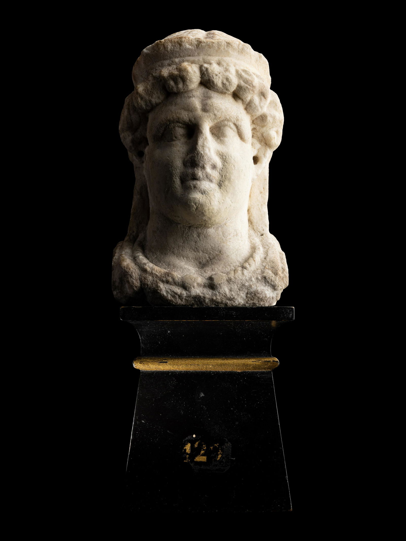 A Roman Marble Portrait Bust of a Woman (1 of 4)