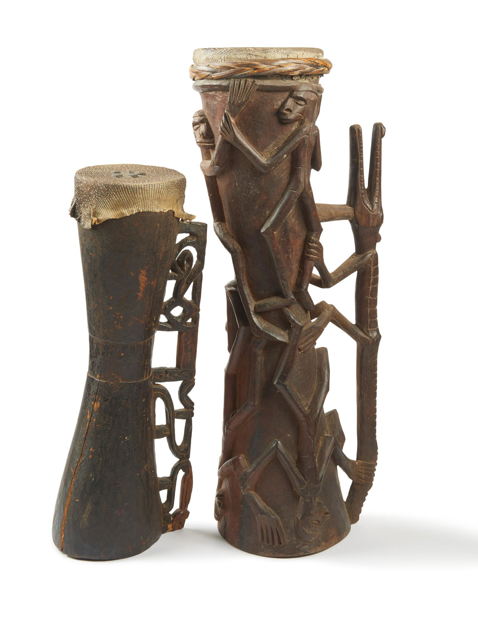 Two Asmat Drums (1 of 7)