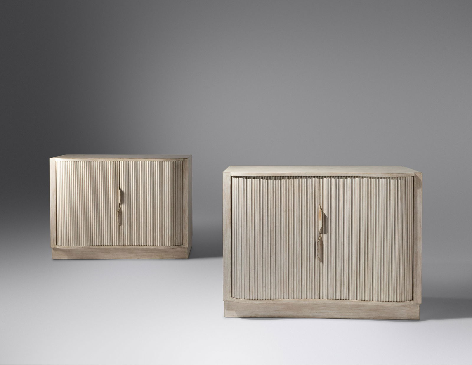 Edward Wormley (1907-1995) Pair of Tambour Cabinets Dunbar, USA (1 of 2)