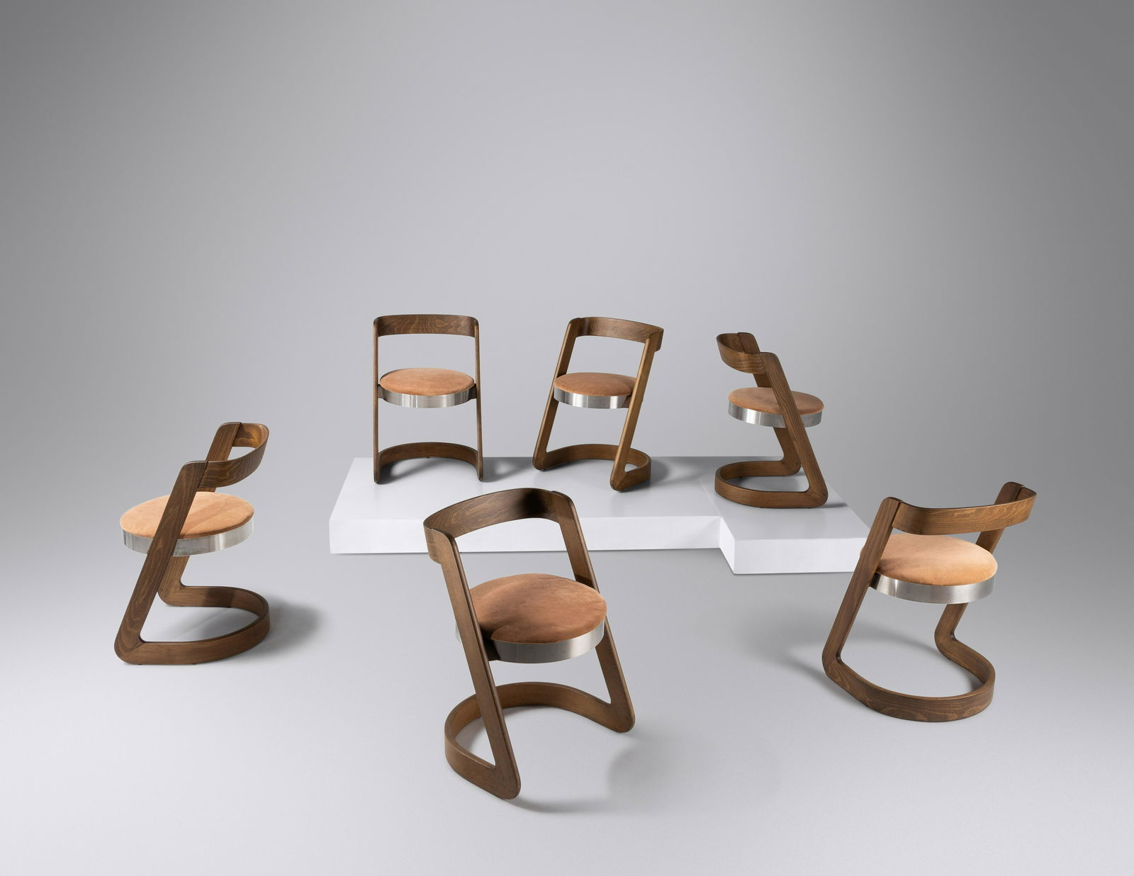 Willy Rizzo (1928-2013) Set of Six Dining Chairs (1 of 2)