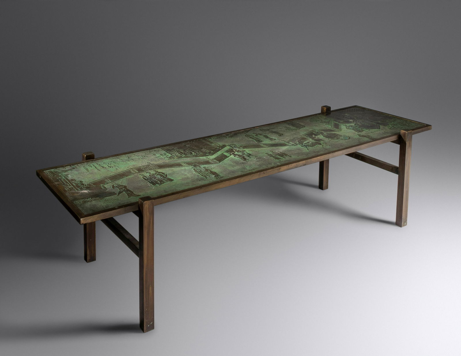 Philip and Kelvin LaVerne (1907-1987 | b. 1937) Tao Coffee Table LaVerne Collection, USA (1 of 4)