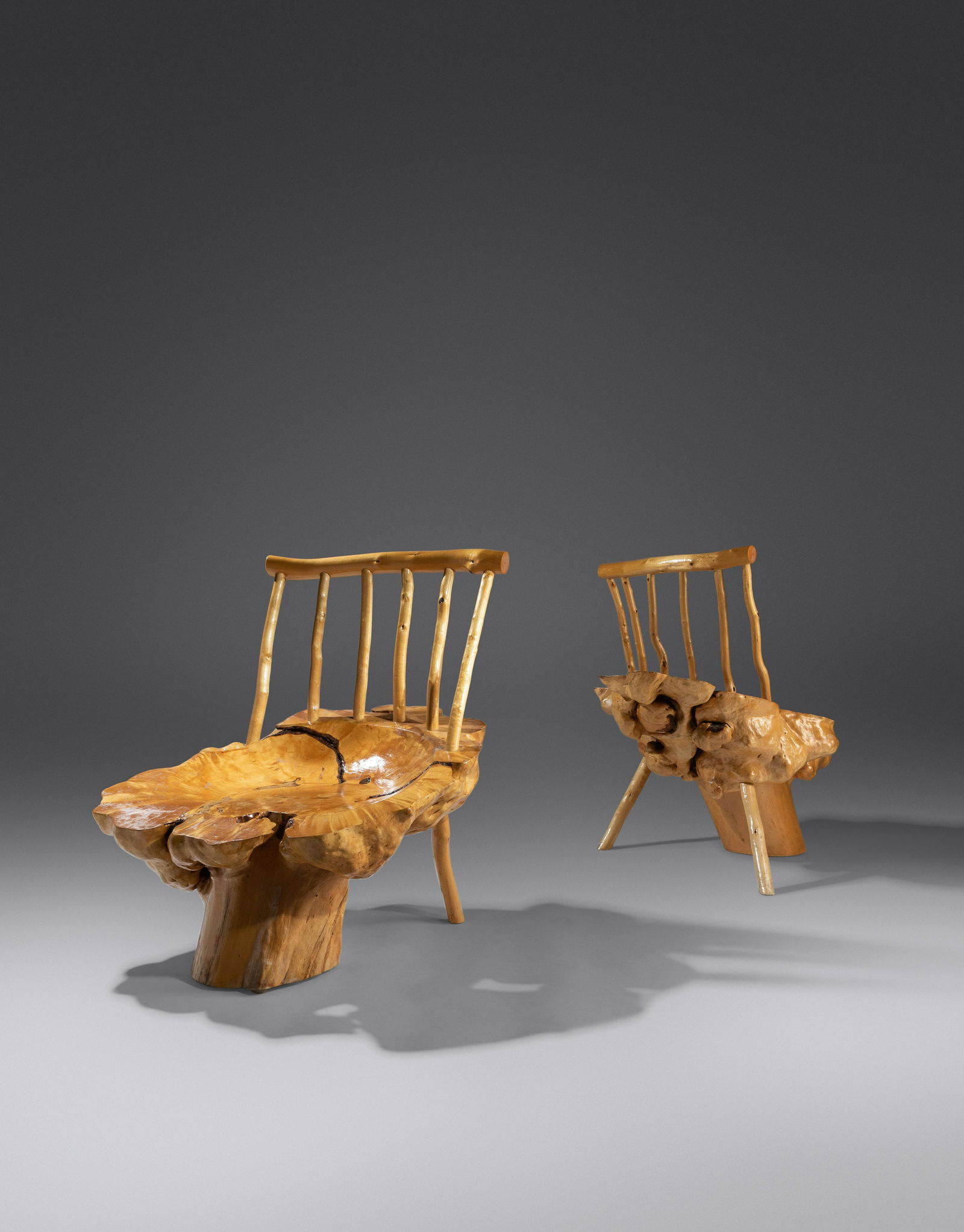 Finnish Craft Mid 20th Century Pair of Studio-made Lounge Chairs (1 of 2)