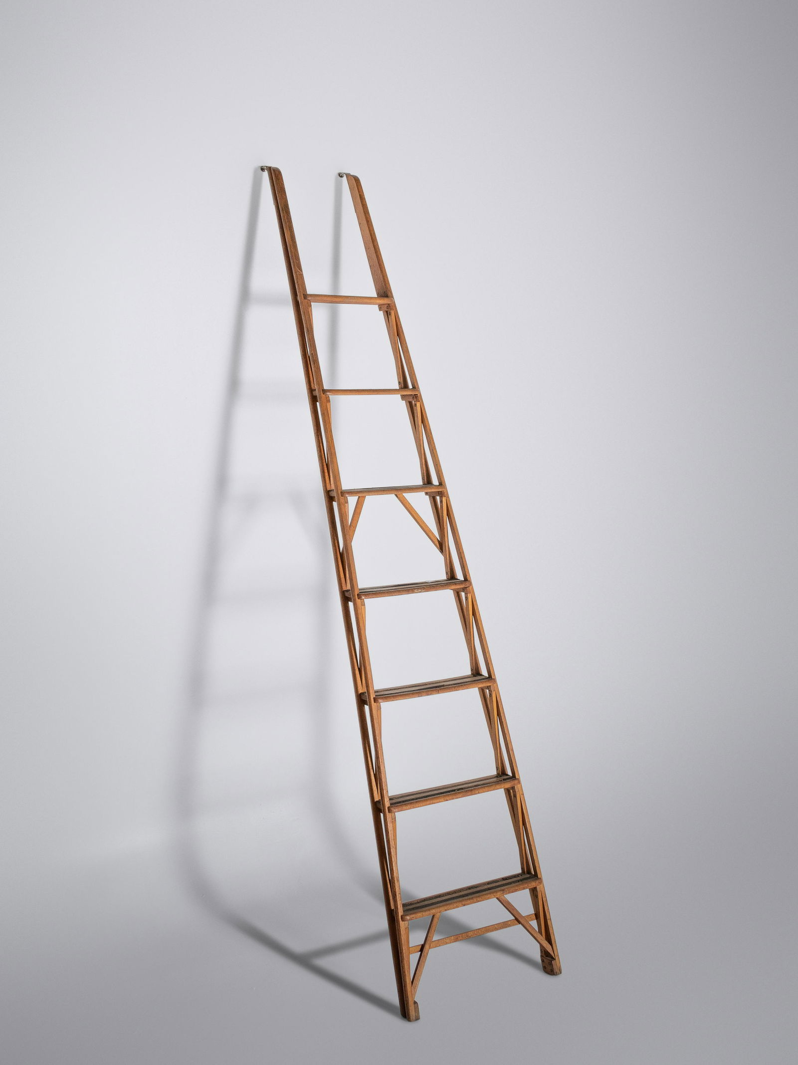 Italian  Mid 20th Century Library Ladder, c. 1950 (1 of 2)