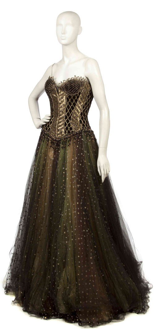 Bob Mackie, (American, b. 1940), Evening Gown: Bob Mackie (American, b. 1940) Evening Gown multicolor tulle no size.