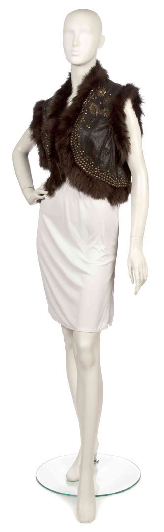 Ella Singh, (German), Vest: Ella Singh (German) Vest leather size 8.