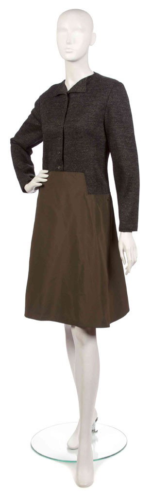 Geoffrey Beene, (American, 1927- 2004), Dress: Geoffrey Beene (American, 1927- 2004) Dress gray knit no size.