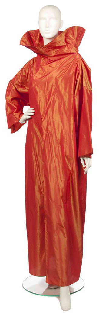 Geoffrey Beene, (American, 1927- 2004), Evening Ka: Geoffrey Beene (American, 1927- 2004) Evening Kaftan orange silk no size.