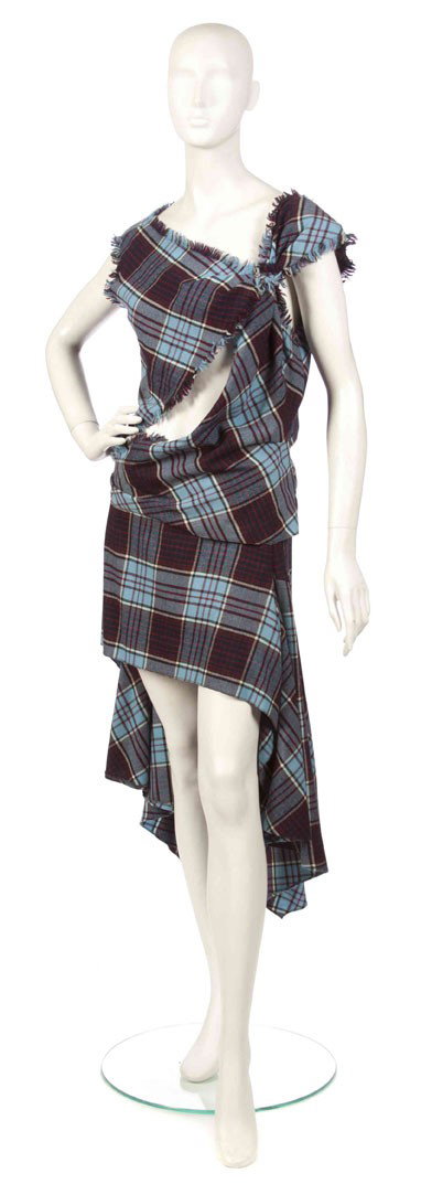 Givenchy, (French, b. 1927), Skirt Ensemble: Givenchy (French, b. 1927) Skirt Ensemble plaid wool size 40.