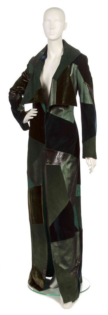 Richard Tyler, (Australian, b. 1948), Coat: Richard Tyler (Australian, b. 1948) Coat patchwork fabric no size.