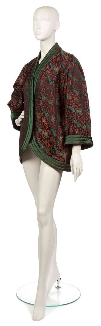 Yves Saint Laurent, (Algerian/French, 1936-2008), : Yves Saint Laurent (Algerian/French, 1936-2008) Jacket Asian brocade size 40.