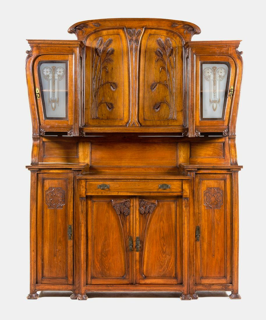 Art Nouveau Italian, Late 19th/Early 20th Century Serving Cabinet (1 of 2)