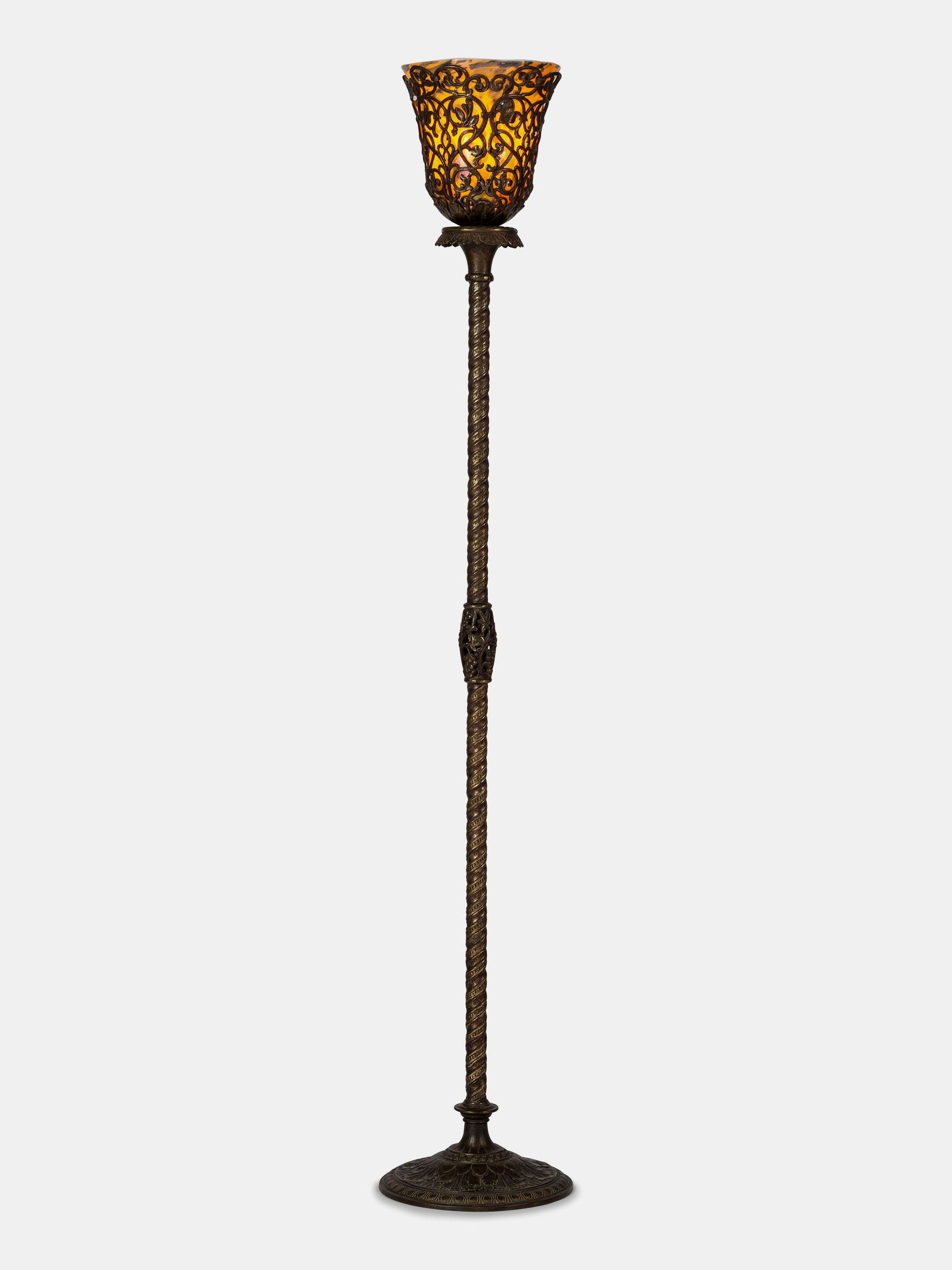 Attributed to Oscar Bach American, Early 20th Century Floor Lamp (1 of 3)