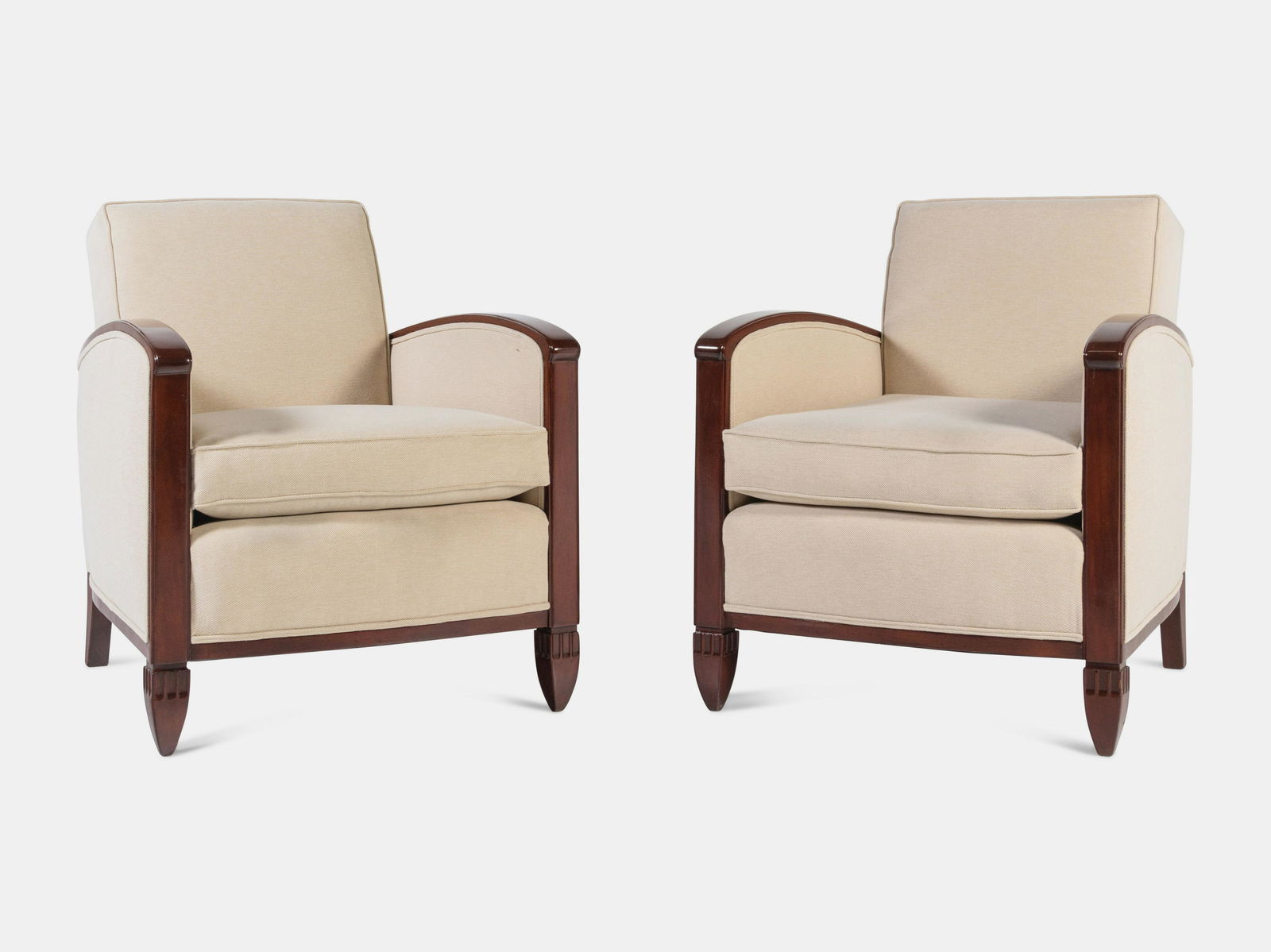 Art Deco French Pair of Armchairs, Circa 1930s (1 of 3)