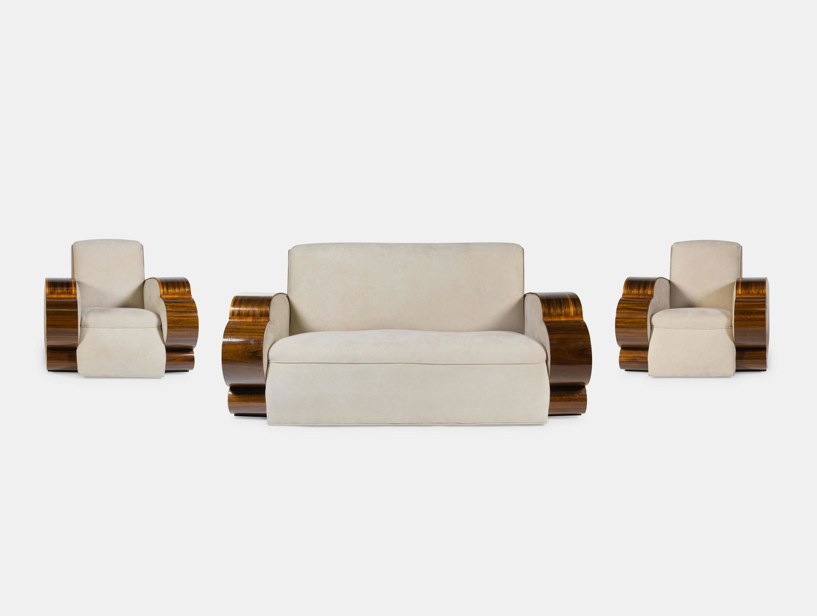 Art Deco French Three-Piece Seating Suite, Circa 1930s (1 of 8)