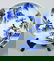 651: A Japanese Blue and White Imari Porcelain Charger,